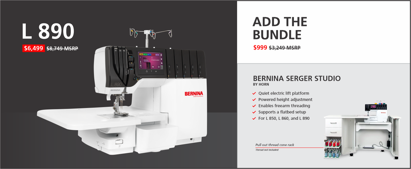 L 890 BERNINA Overlocker Machine