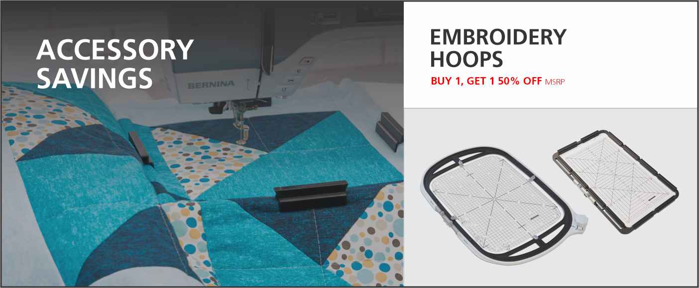 BERNINA Embroidery Hoop BOGO Sale